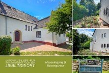 Hauseingang & Rosengarten Landhaus-Lust im historischen Ambiente: Ein Juwel der verzaubert!