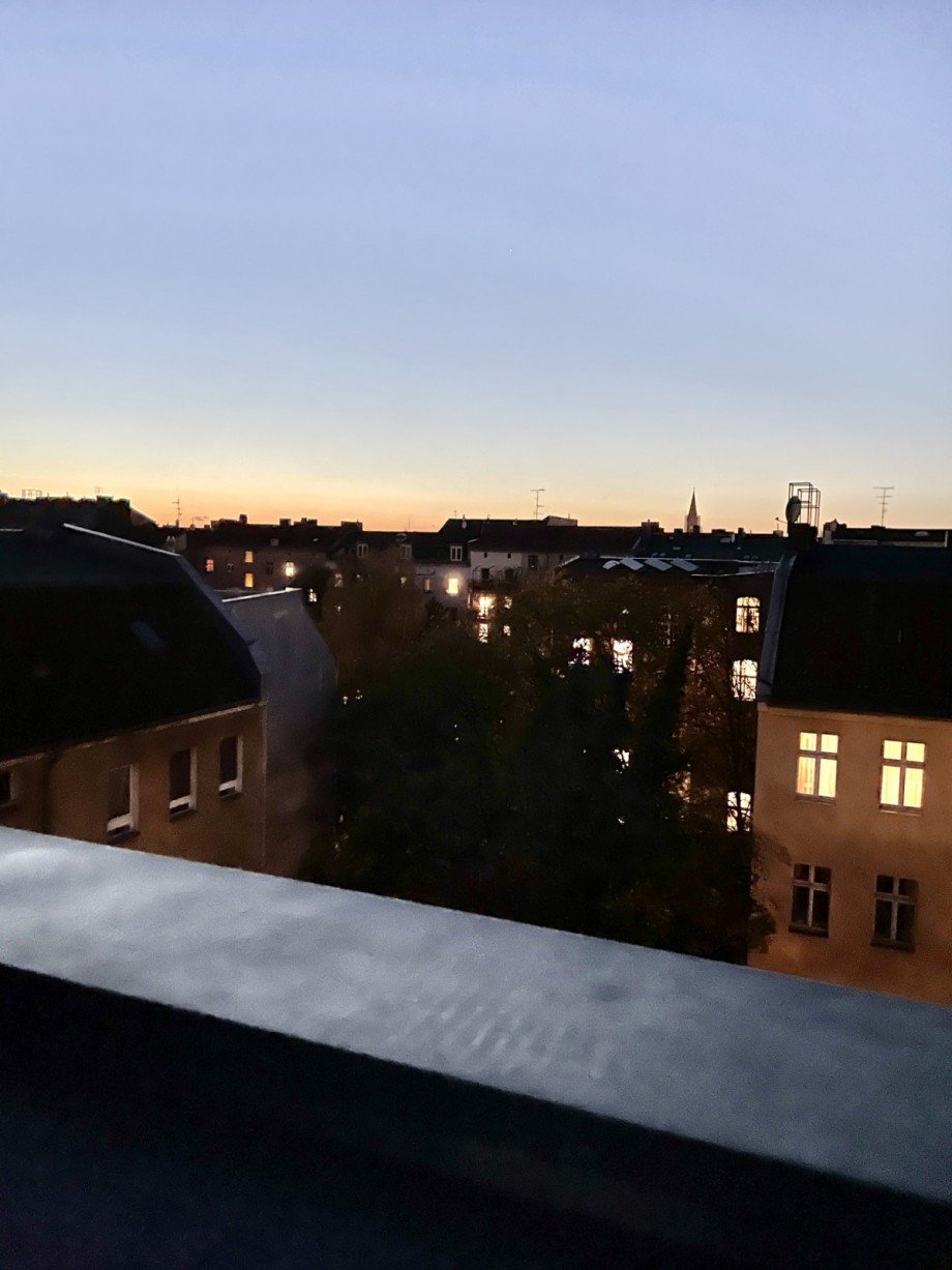 Abendrot Dachgeschosswohnung Berlin