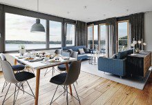 unverbindliche Visualisierung Wohnzimmer Wohnen in exklusiver Lage direkt am Wasser ** Mehrfamilienhaus ** ideal f�r 3 Familien **