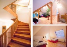 2 R�ume im Dachgeschoss Landhaus mit viel Platz auf 3 Etagen **8 Zimmer + 2 Hobbyr�ume** gro�er Garten in S�dlage!!