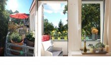 Sommeraussicht ins Gr�ne **Provisionsfrei** zum Sofortbezug! Altbauwohnung 151 m� + 106 m� Ausbaureserve im Dachgeschoss