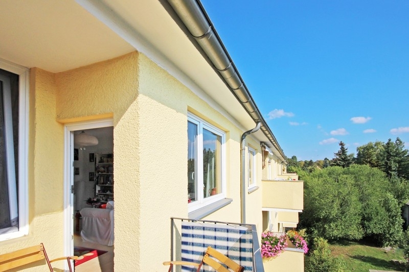 Aussicht vom Balkon Etagenwohnung Berlin