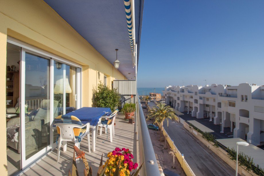 Terrasse Meerseite Etagenwohnung Denia