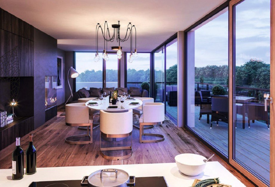 unverbindliche Visualisierung Penthouse Mehrfamilienhaus Bestensee