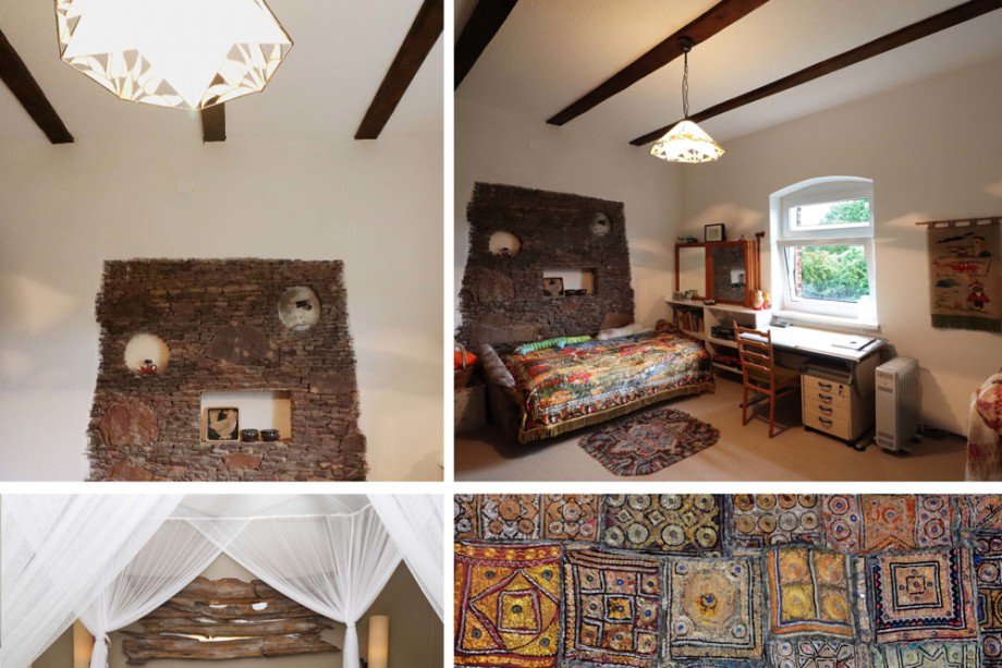 Schlafzimmer ca. 15 m� Bauernhaus Vollrathsruhe / Hallalit