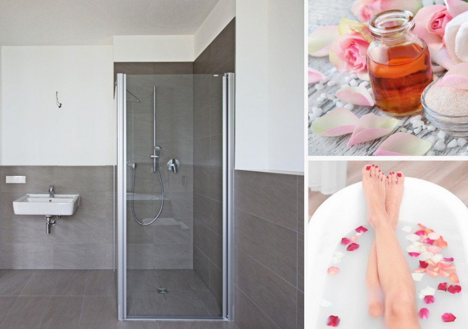 Collage Bad Etagenwohnung Berlin