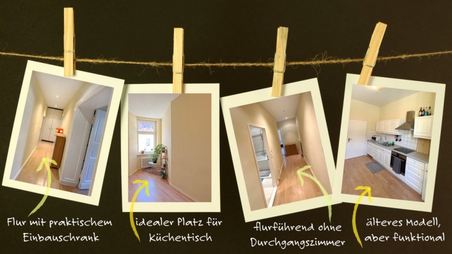 Collage Etagenwohnung Berlin