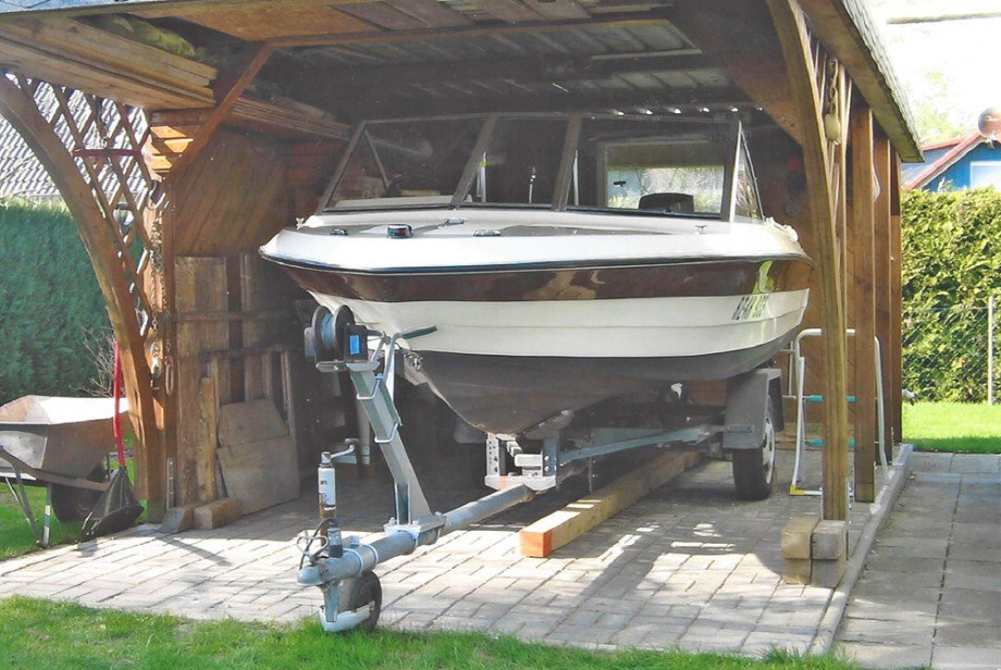 kleines Sportboot Ferienhaus F�nfseen / Petersdorf
