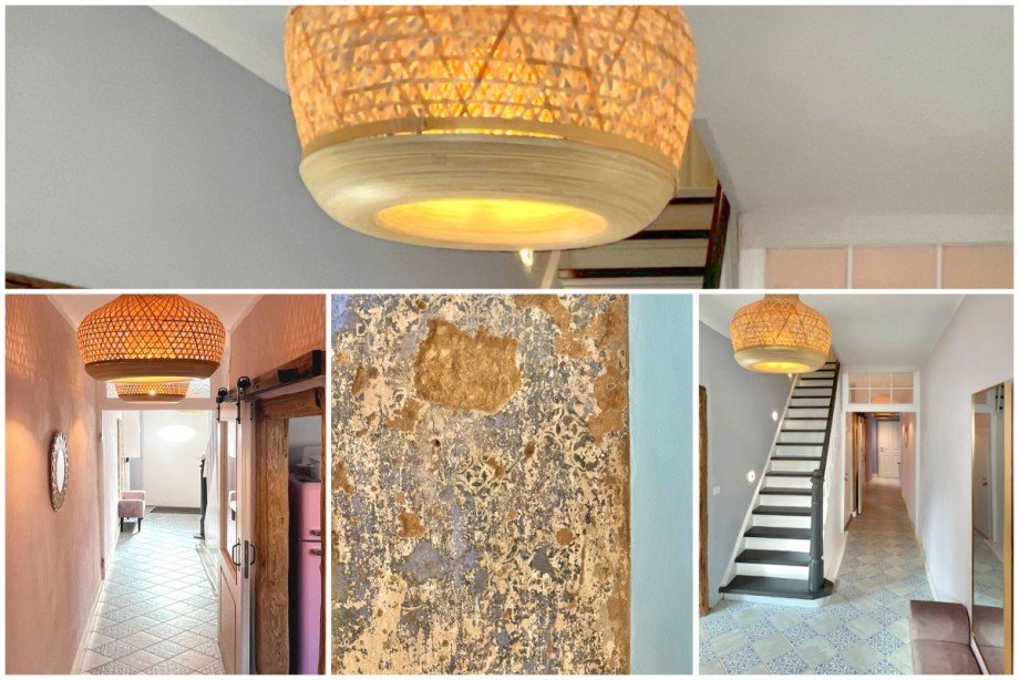 Collage Flur Stadthaus Plau am See