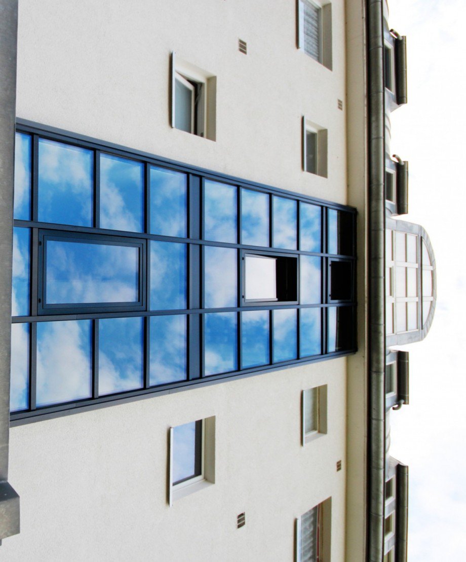 Detail Fassade Etagenwohnung Berlin Lichterfelde