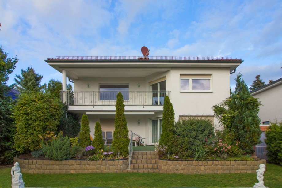 Ansicht Gartenseite Etagenwohnung Mahlow