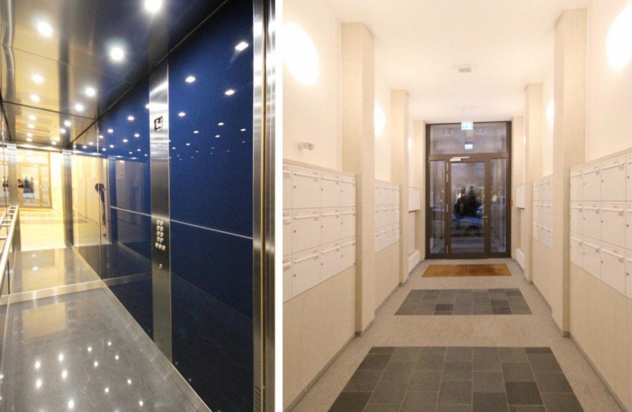 Collage Lift und Entr�e Loft-Studio-Atelier Berlin