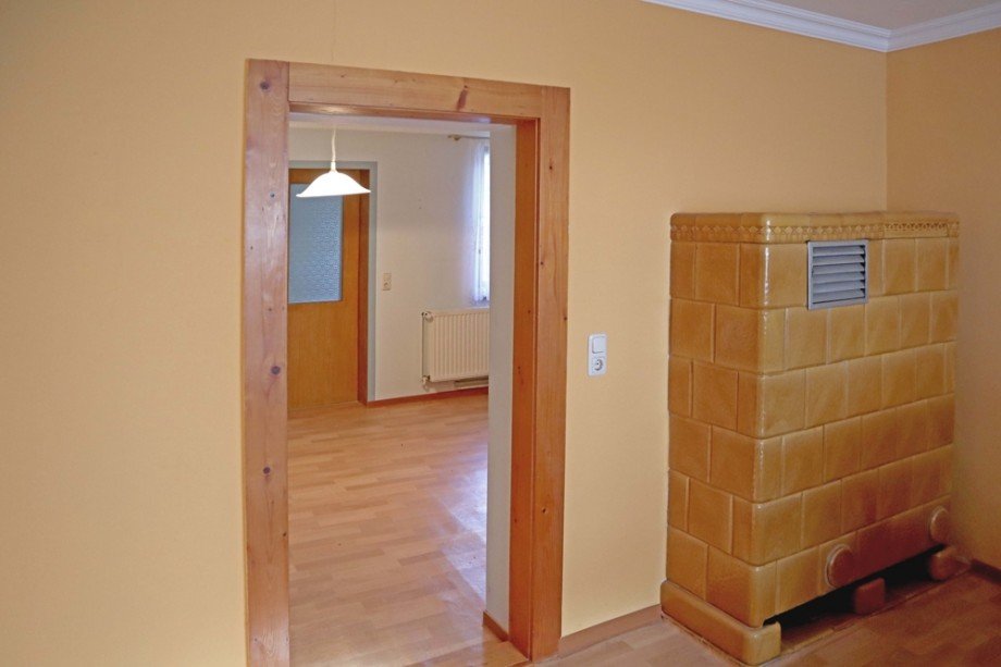 Blick vom Wohnzimmer Reihenmittelhaus Plau am See