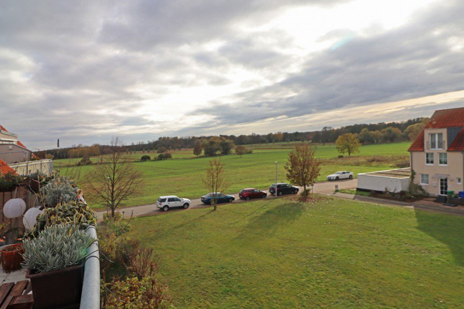 Ausblick Terrasse Maisonettewohnung Sch�nefeld