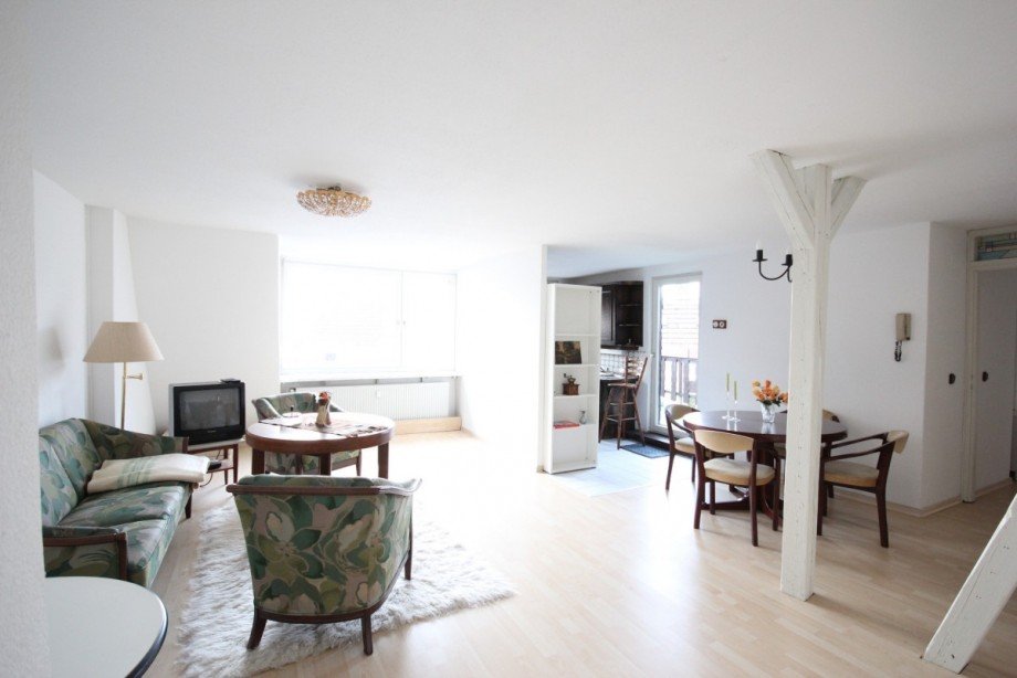 Wohnzimmer Dachgeschosswohnung Berlin Friedenau