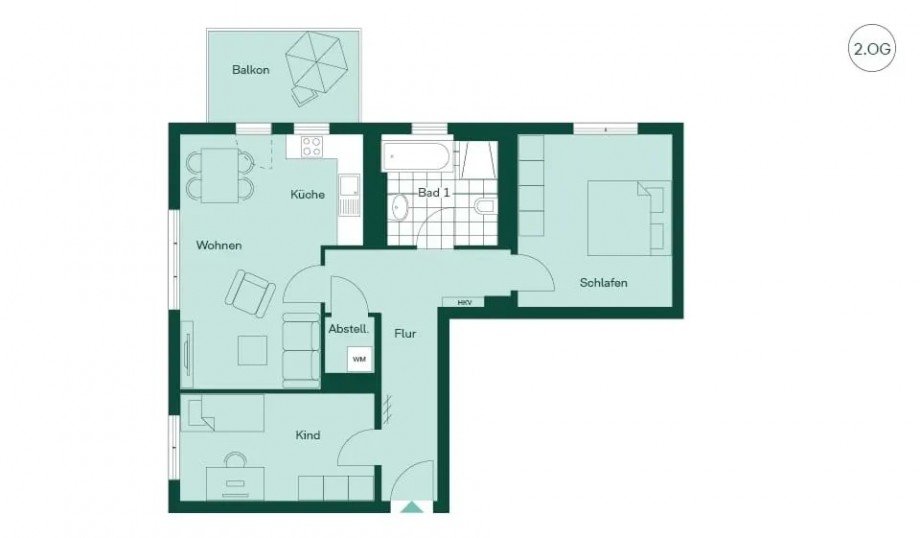 Grundriss Etagenwohnung Zossen