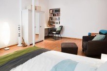 Wohnzimmer Wohnlich und apart ! Altbau - City Quartier im Kiez - Interessant auch f�r Kapitalanleger !