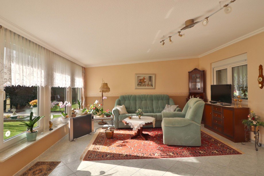 sonniges Wohnzimmer, ca. 24,4 m� Ferienhaus Lambrechtshagen / Sievershagen