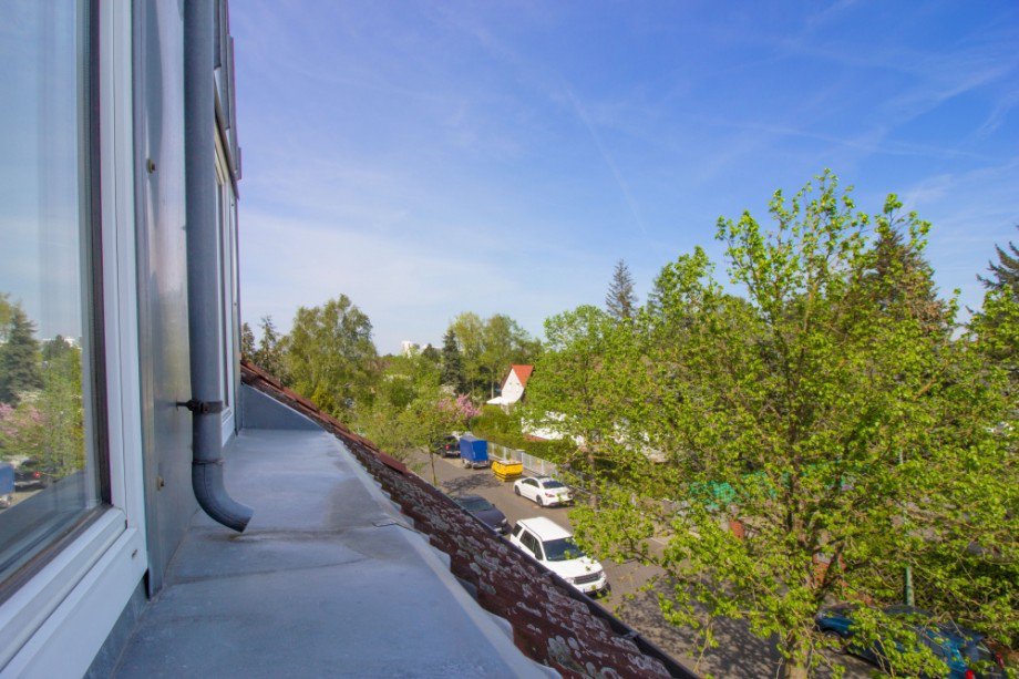 Ausblick Schlafzimmer Dachgeschosswohnung Berlin