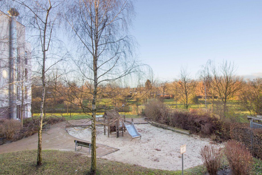 Ausblick Gartenseite Etagenwohnung Berlin