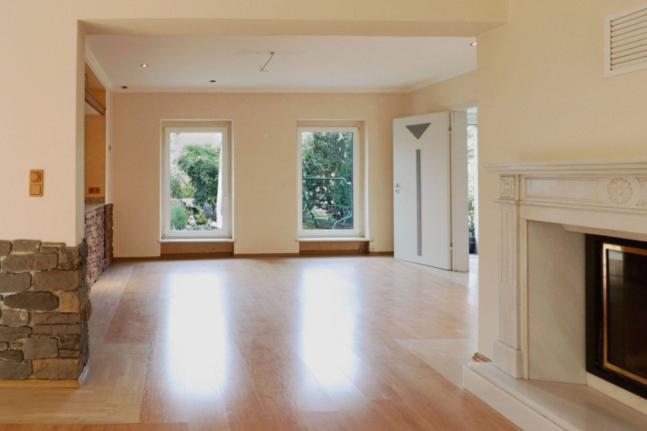 Blick vom Wohnzimmer Erdgeschosswohnung Sch�nefeld