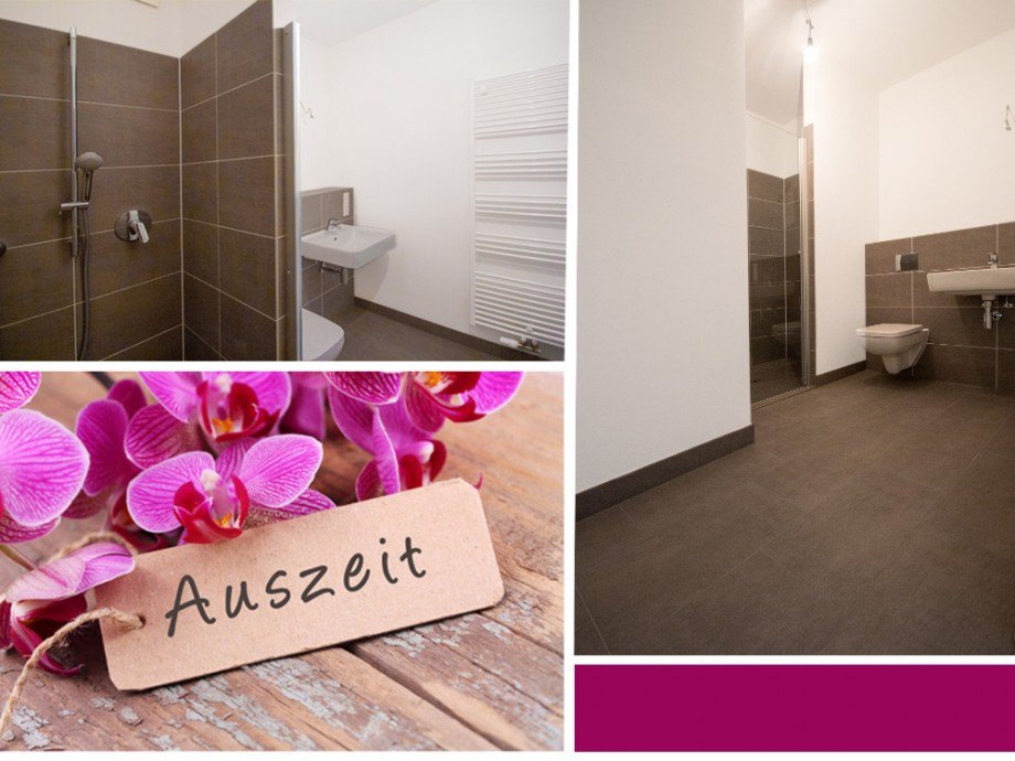 Duschbad Collage Etagenwohnung Berlin