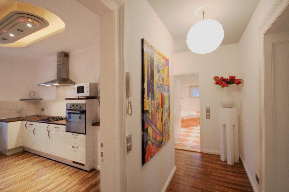 Blick in die K�che Etagenwohnung Berlin Pankow