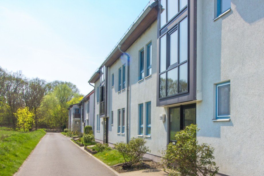 Stra�enansicht Erdgeschosswohnung Gro�beeren