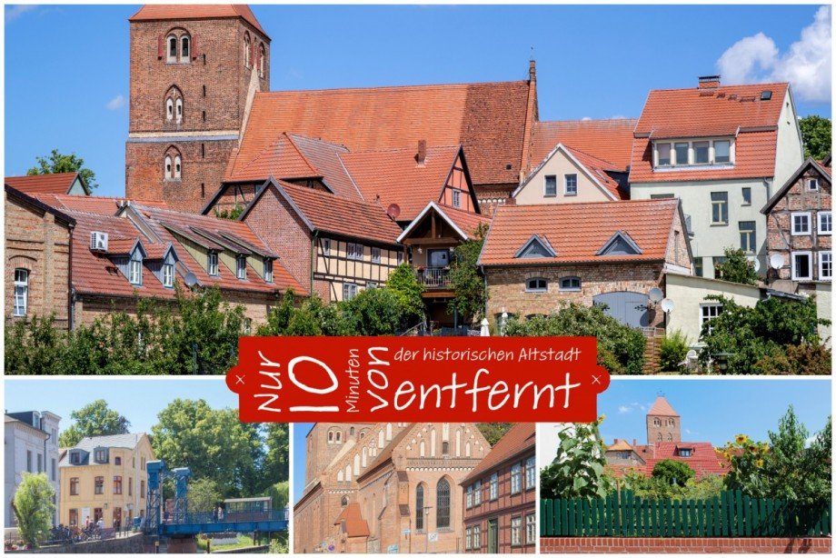 10 Minuten Fu�weg bis zur Altstadt Doppelhaush�lfte Plau am See