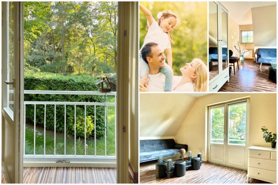 Schlafzimmer DG Doppelhaush�lfte Heidesee