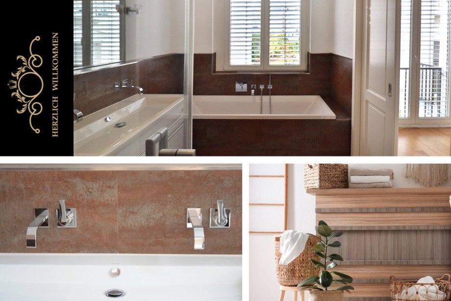 Collage Bad Etagenwohnung Berlin Prenzlauer Berg