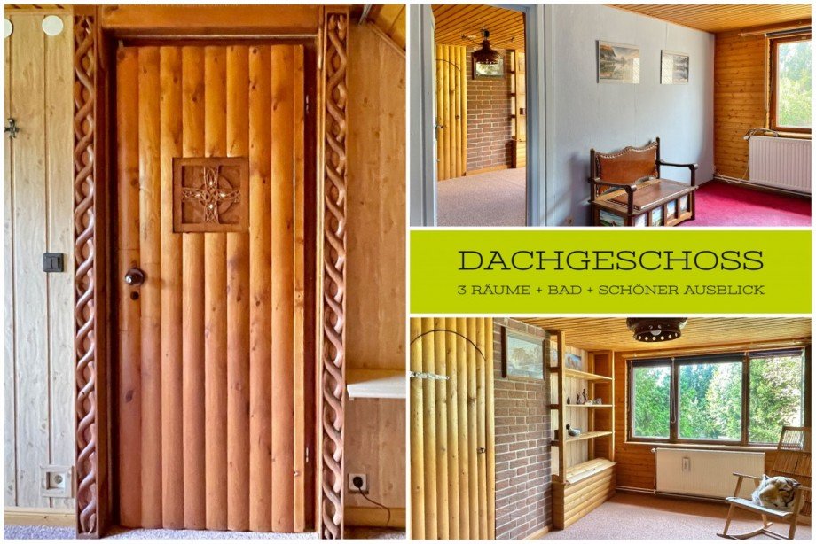 Collage Dachgeschoss Einfamilienhaus Gro� Pankow