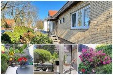 Viel Platz im EG + Souterrain 2 x Terrasse + 2 x Wohnen + 2 x K�che + 2 x Bad + 4 x Schlafen = �berraschend viel Platz auf 220 m�