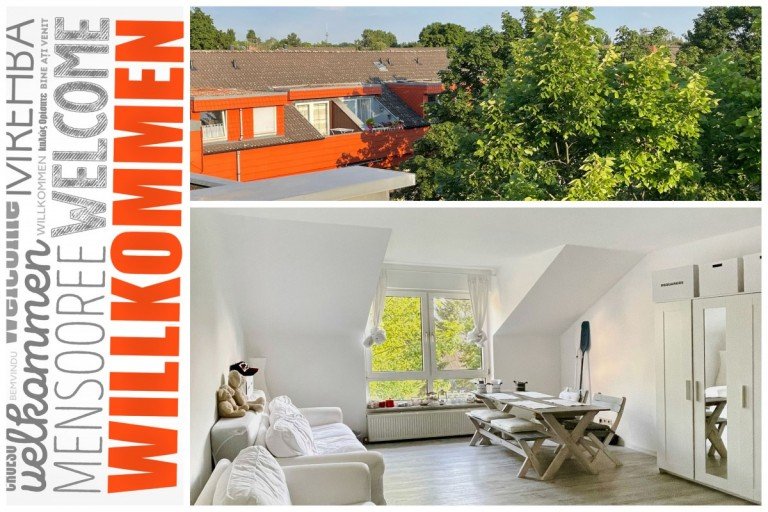 H�bsche Dachwohnung-bezugsfrei**sonnig** Berlin Dachgeschosswohnung Sonniges Apartment im Dachgeschoss mit Naherholungswert und besten Verkehrsanbindungen!