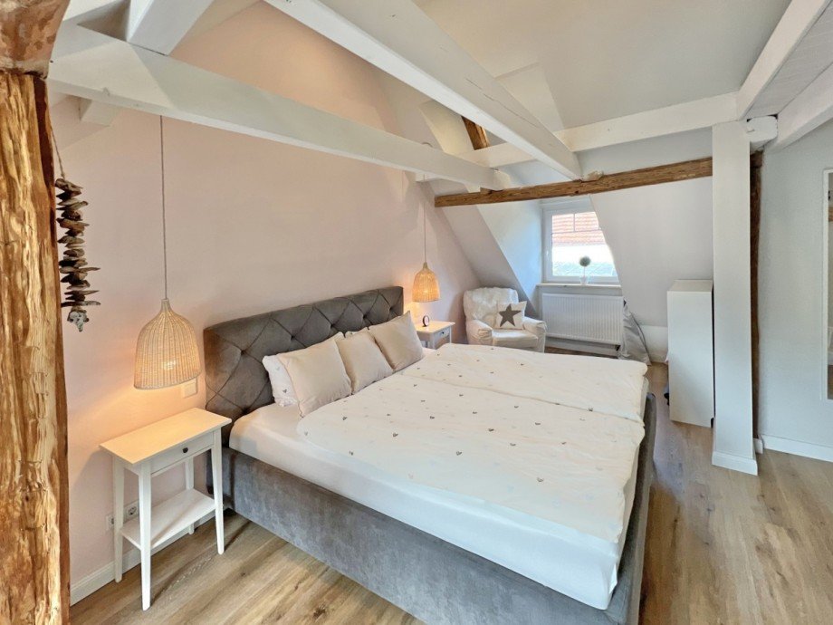 Schlafzimmer Stadthaus Plau am See