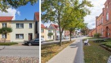 Collage Hausansicht Wohnen am Burgmuseum in Plau am See ! Nur wenige Minuten von der Altstadt entfernt !