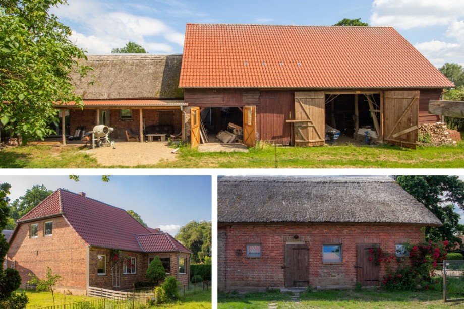Zwei Wohngeb�ude plus Nebengelass Bauernhaus Kambs