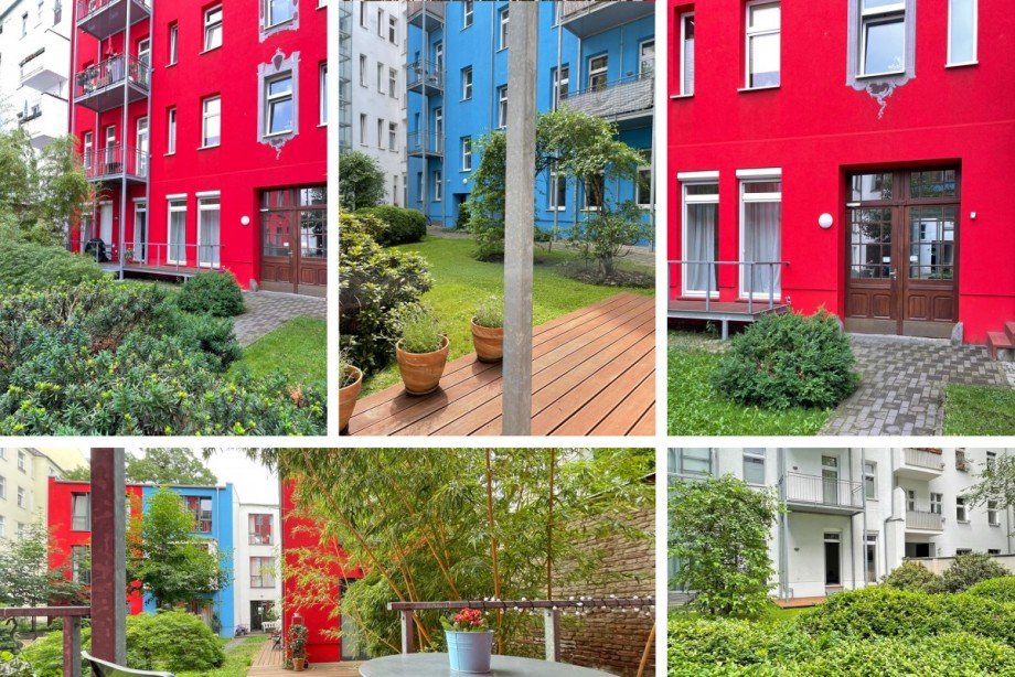 Collagen G�rten Etagenwohnung Berlin
