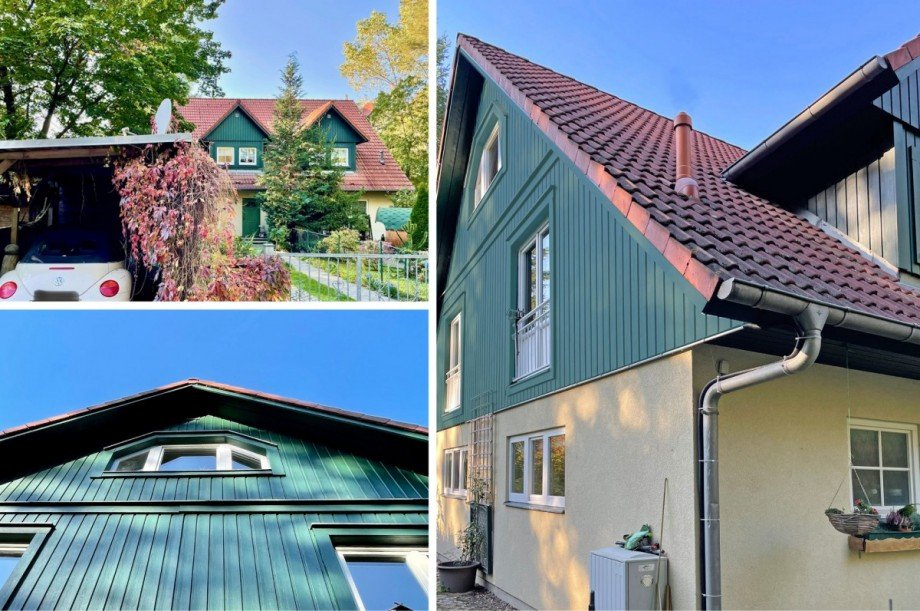 Au�enansichten Doppelhaush�lfte Heidesee