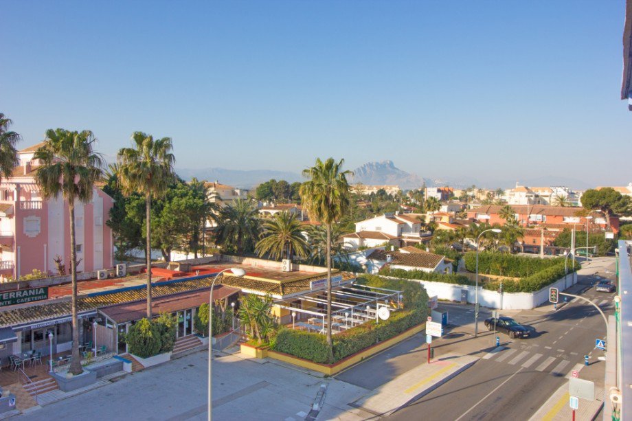 Ausblick Etagenwohnung Denia