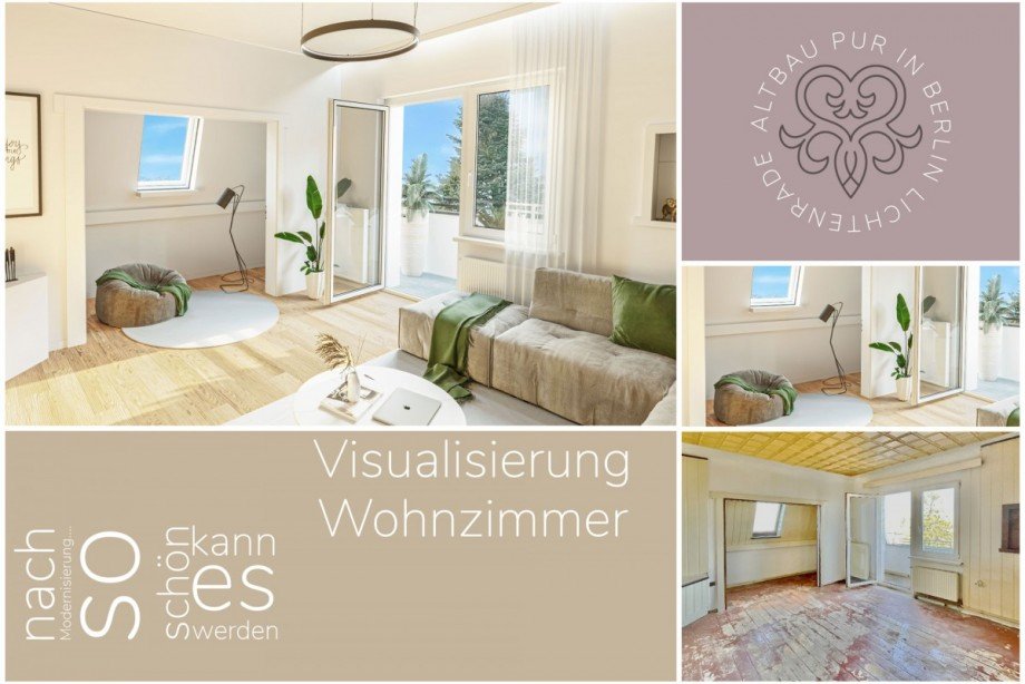 Altbau zum Modernisieren - Beispiel Ausstattung Etagenwohnung Berlin Lichtenrade