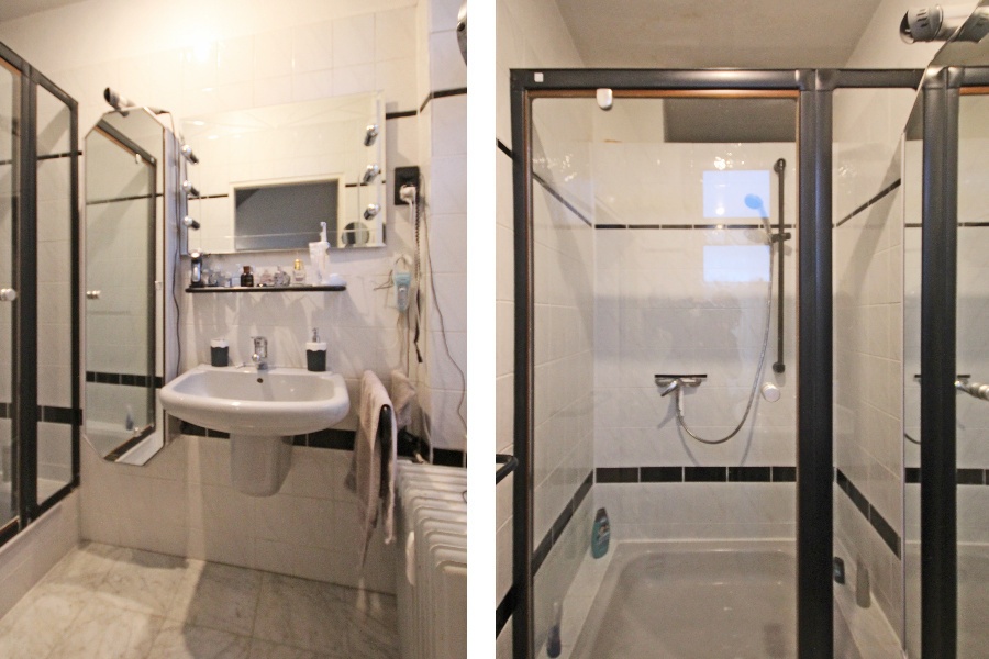 Duschbad Collage Etagenwohnung Berlin Reinickendorf