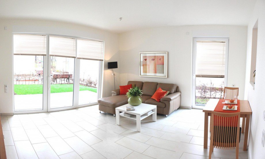 Wohnzimmer Musterwohnung Etagenwohnung Berlin Wittenau