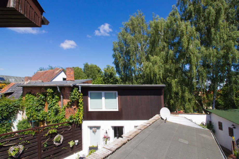 Sommer-Ausblick DG Reihenmittelhaus Plau am See