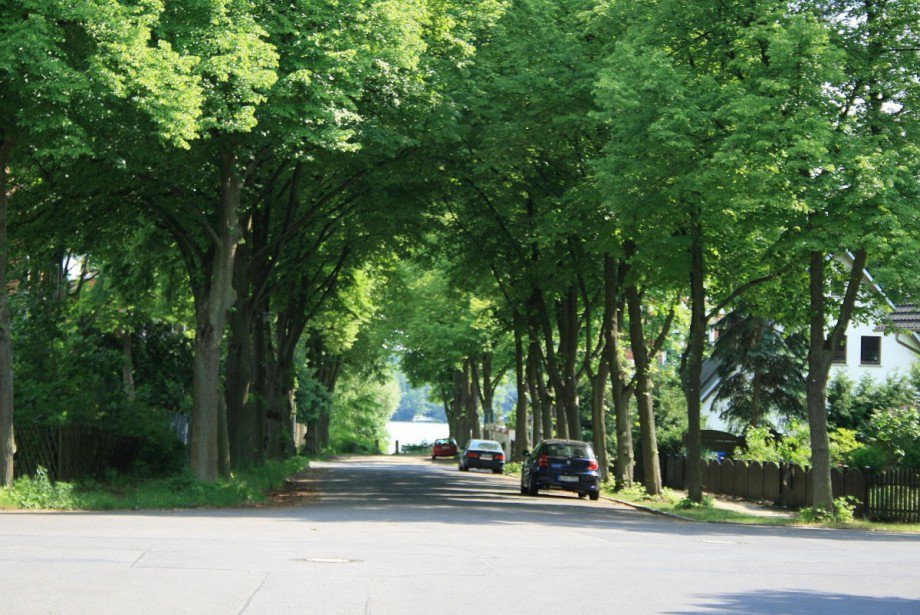 Stra�enverlauf Richtung See Wohngrundst�ck Berlin