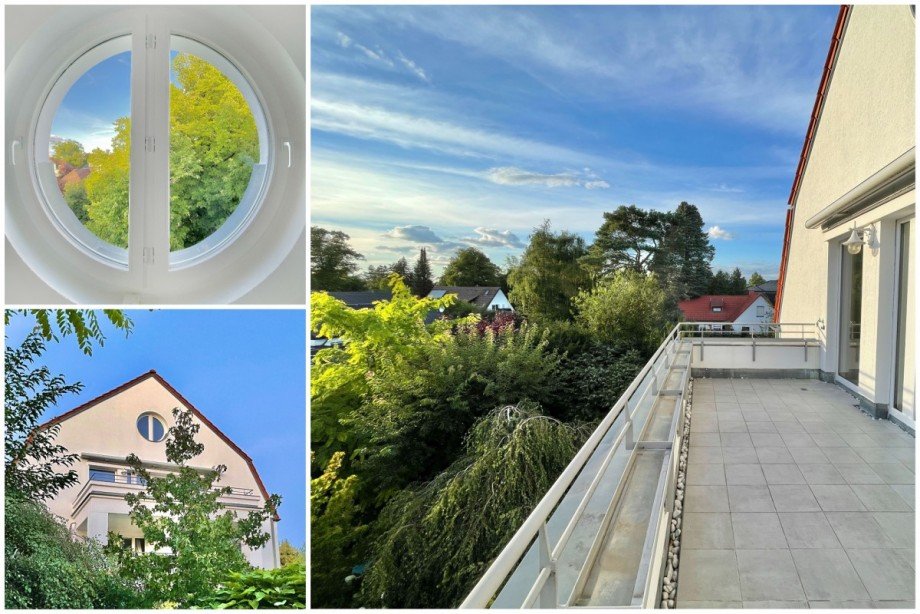 Collage Au�enansicht Maisonettewohnung Berlin