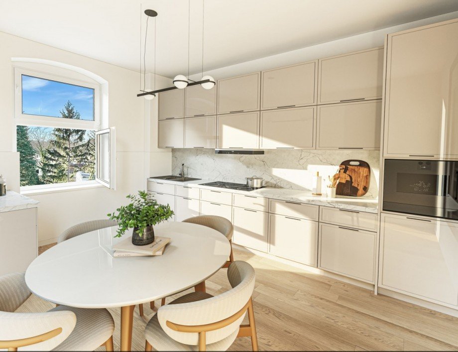 K�che - nachher Etagenwohnung Berlin Lichtenrade