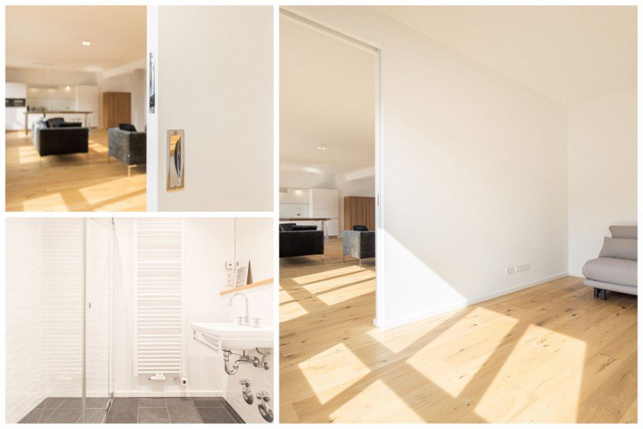 Blick vom zweiten Schlafraum & G�ste WC / Dusche Loft-Studio-Atelier Berlin