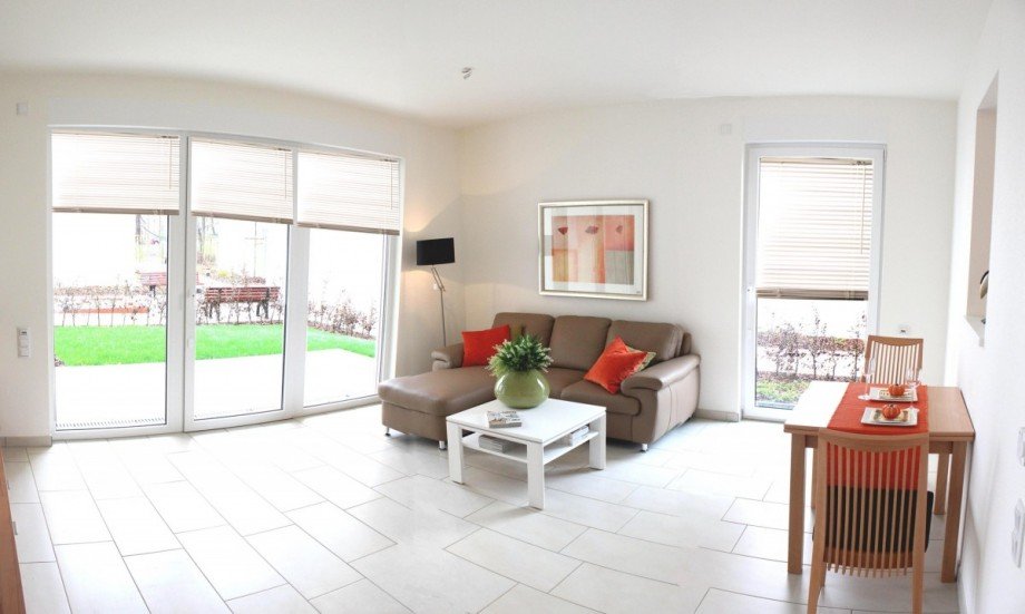 Wohnzimmer Musterwohnung Etagenwohnung Berlin Wittenau