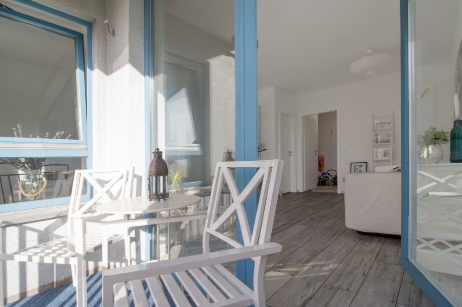 Blick vom Balkon Erdgeschosswohnung Gro�beeren